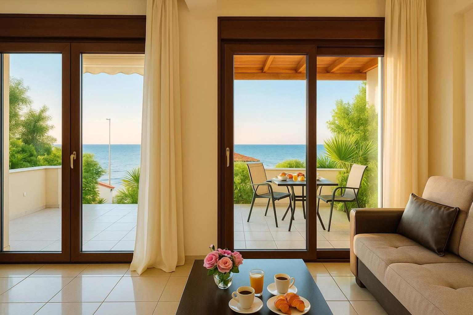 Villa Armonia - Beachfront Majestic Retreat Petalídhion Екстериор снимка